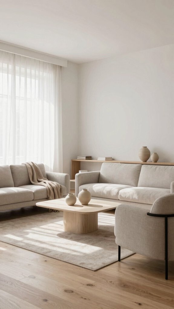 neutral tones emphasize timeless calm interiors