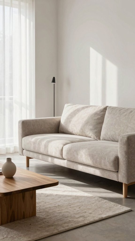 nordic minimalist sofas anchor spaces