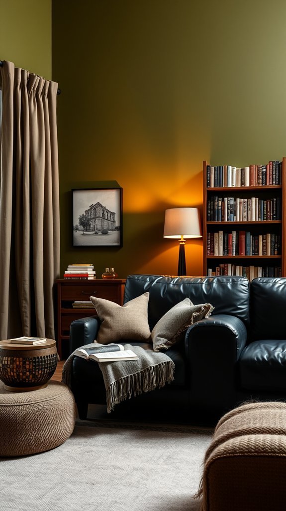 olive accent wall magic