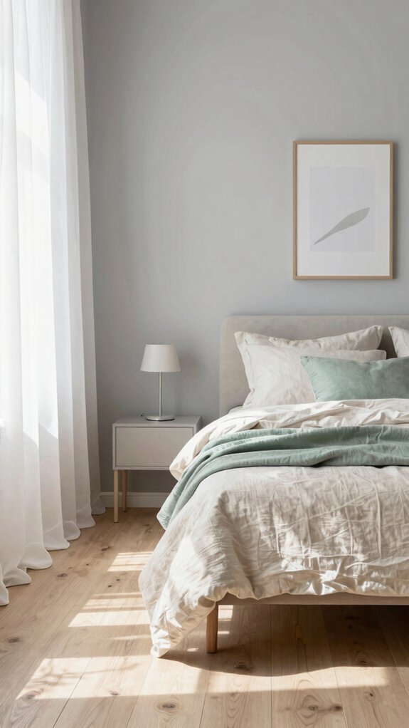 pale gray sage green