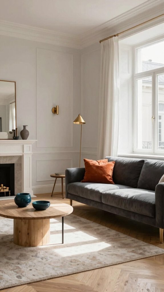 purposeful restraint bold accents coexist