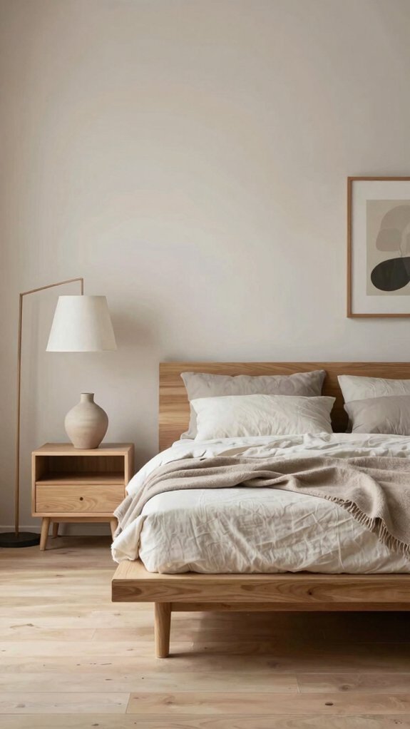 quality over quantity in japandi bedrooms