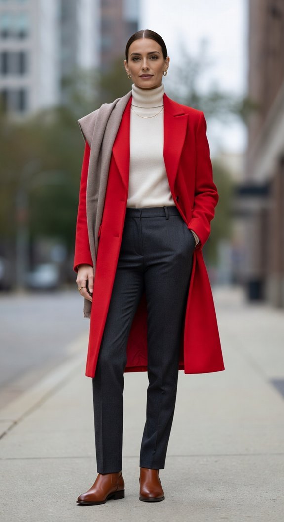 quality red basics for everyday wear
