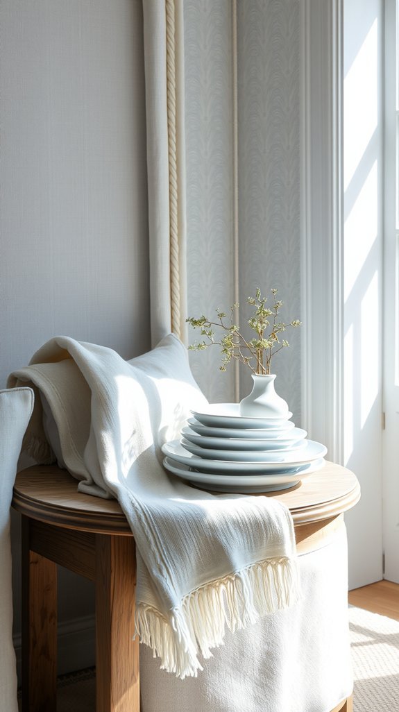 quiet texture through faded subtle patterns