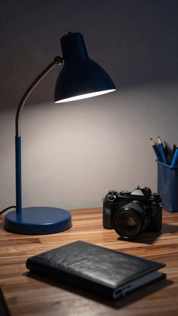 receding midnight blue calm