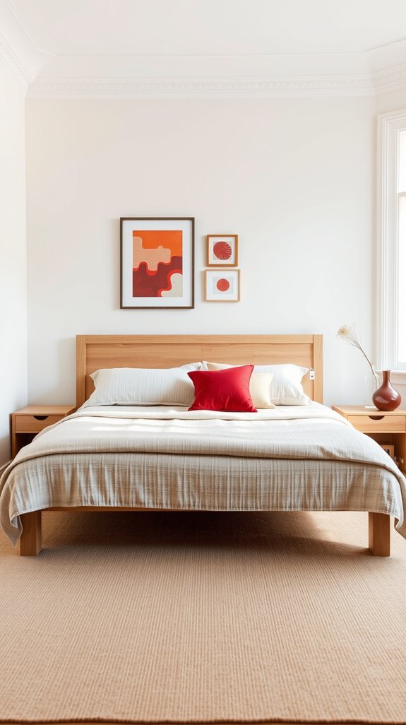 red art with balanced boldness