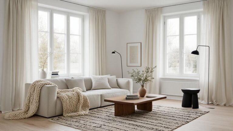 scandinavian living room styling tips