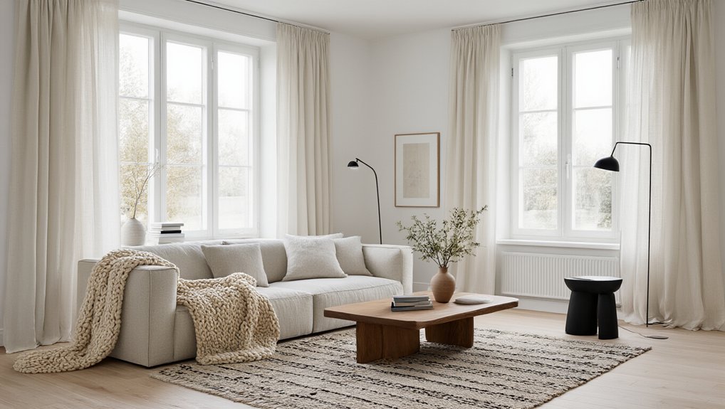scandinavian living room styling tips