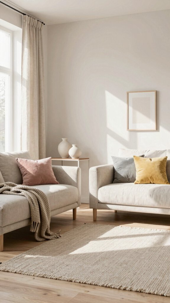 scandinavian pastels for warmth