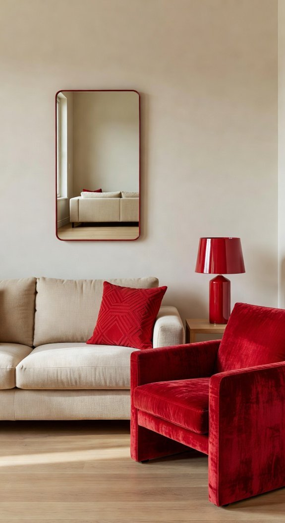scarlet and crimson boldly transform spaces