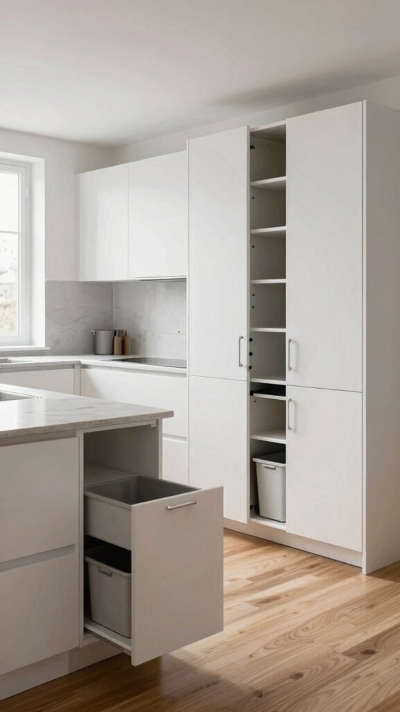 smart storage for minimalist kitchens