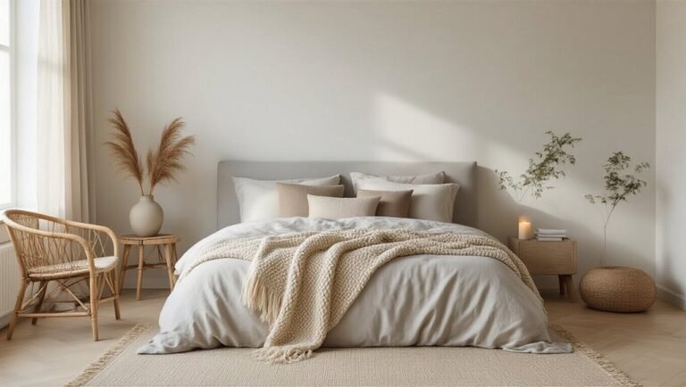 soft cozy scandinavian bedroom styling tips