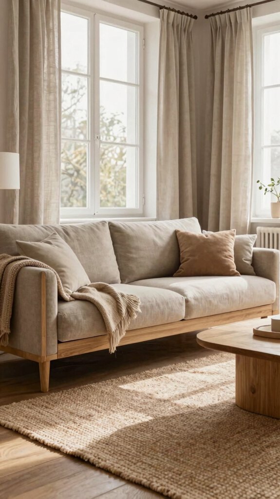 soft textiles soften scandinavian minimalism