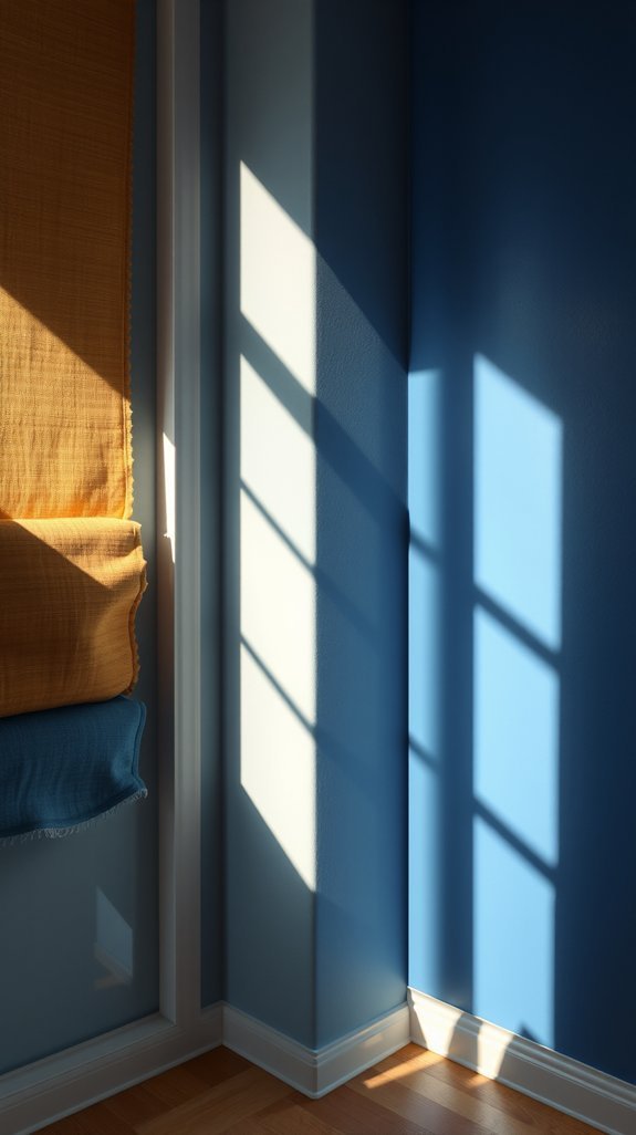 south facing light makes blues reliable