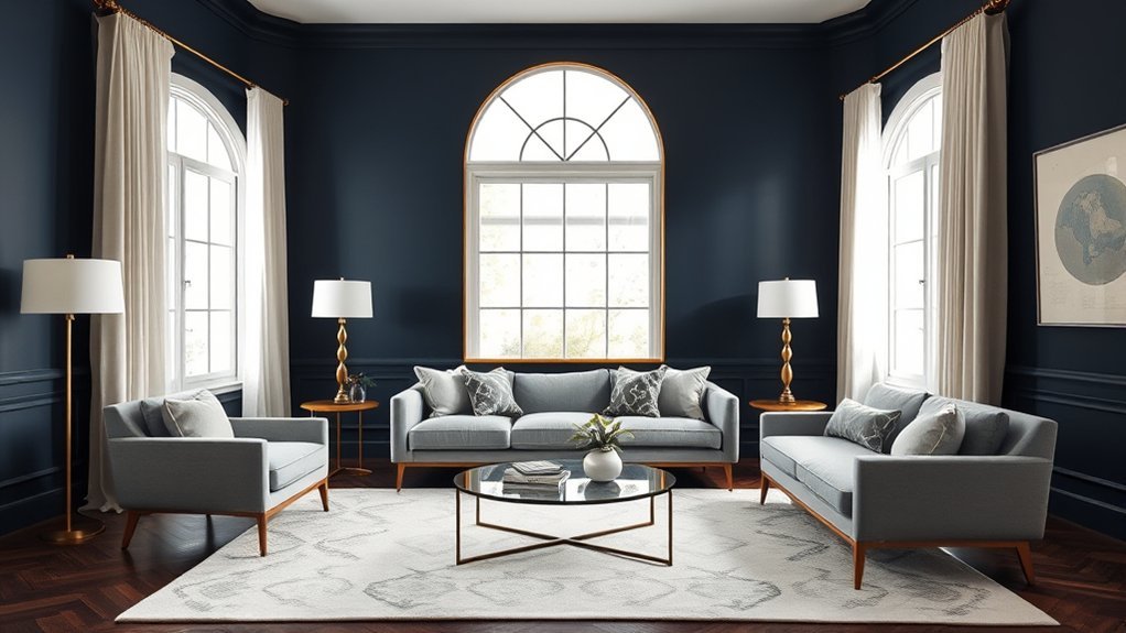 strike walls bounce light oversized mirrors