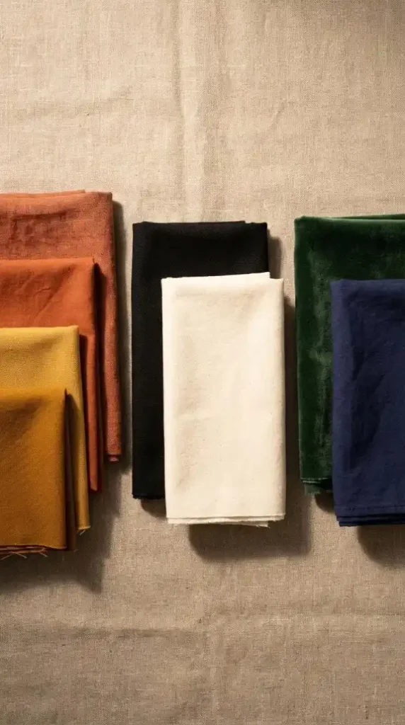 terracotta-linen-burnt-orange-cotton-mustard-yellow-canvas-deep-ochre-fabric