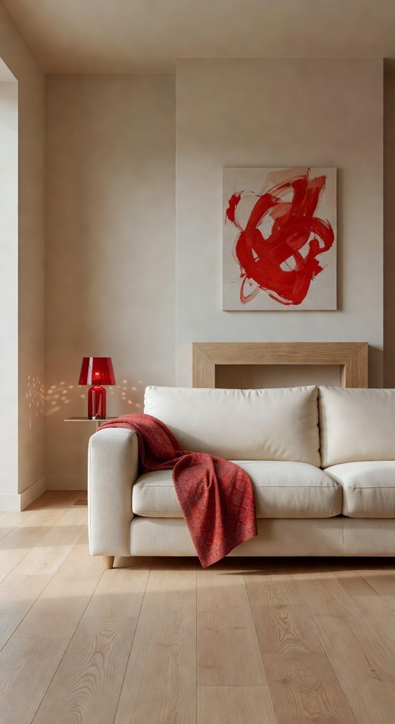 test red with textiles first