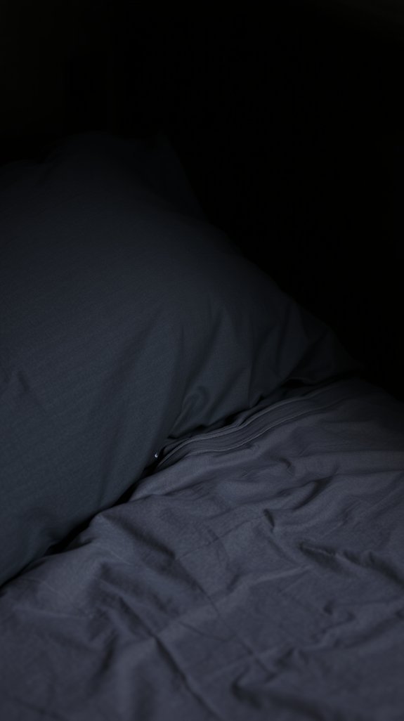texture rich dark bedroom vibe