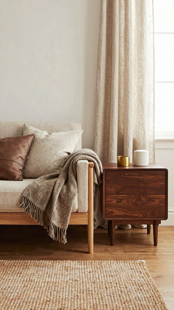 textures contrast for cohesive minimalism