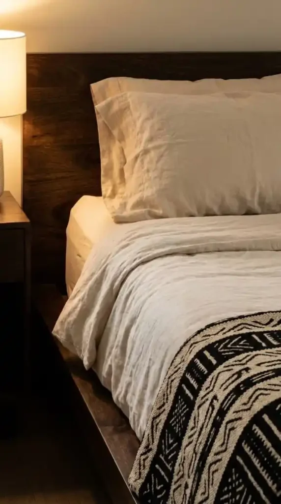 the-linen-surface-in-slight-natural-relaxed-folds-warm-ivory-tone-visible-against-the-dark-wood-frame