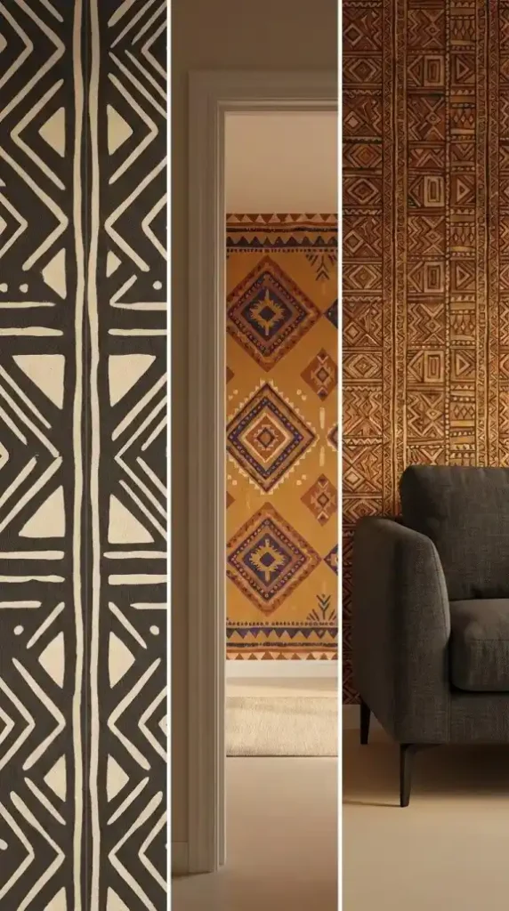 three-distinct-afro-bohemian-wallpaper-technical-concepts-pattern-alignment-focal-point-visual-weight-balance