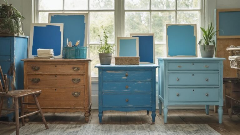trendy blue furniture makeover guide