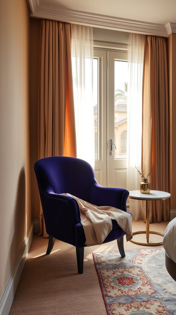 tuck velvet chair transform corner