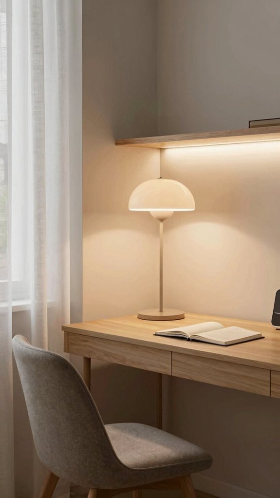 understated functional scandinavian task lighting
