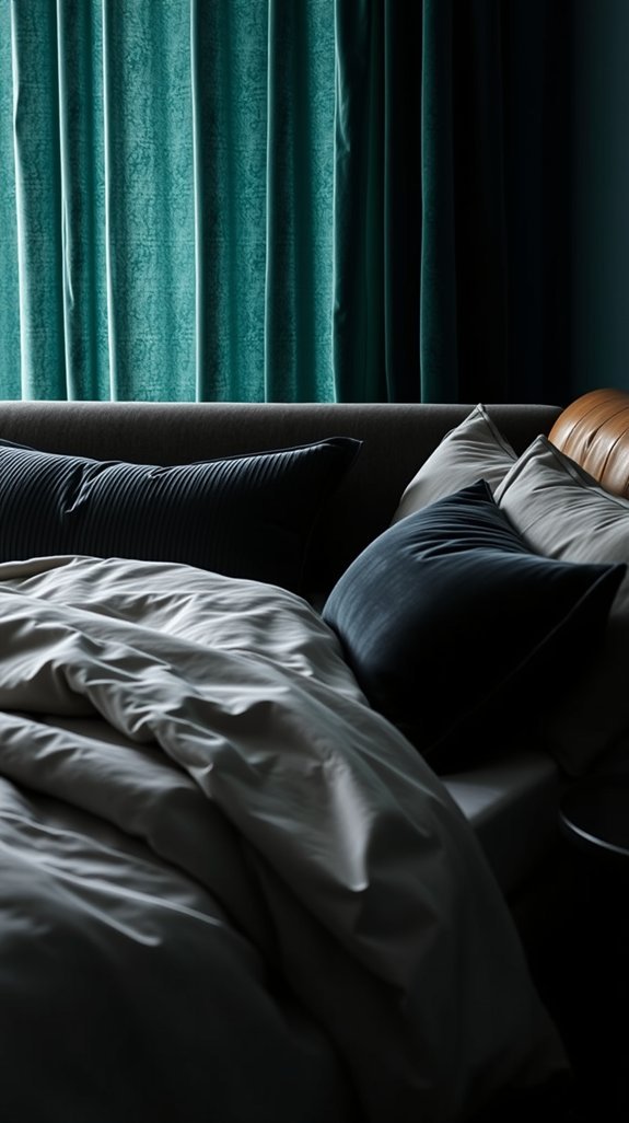 velvet and linen texture balance