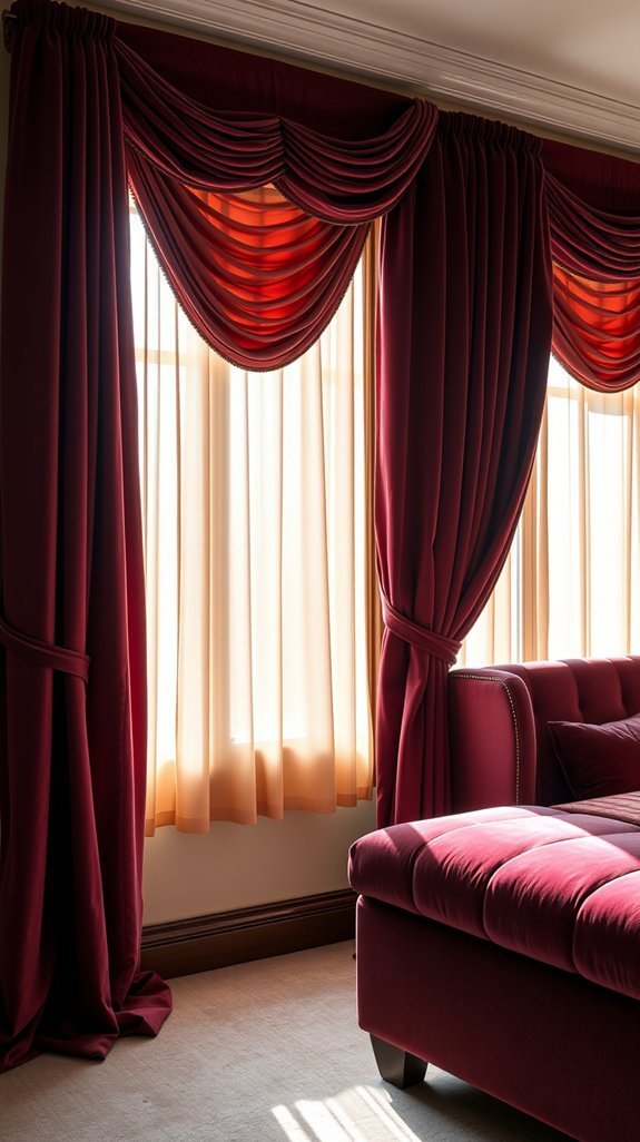 velvet drapes block light