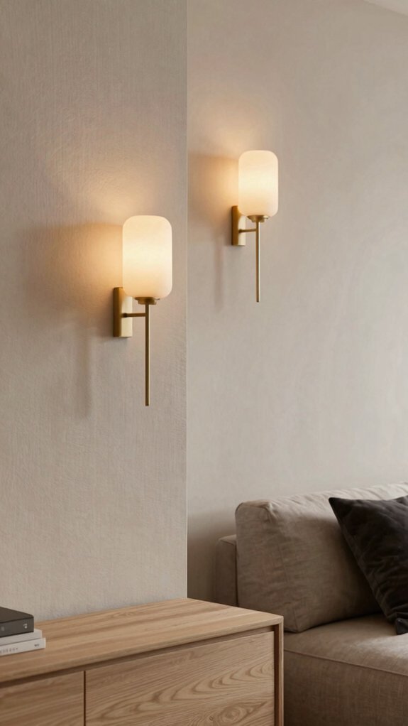 wall sconces minimalist warm glow nordic