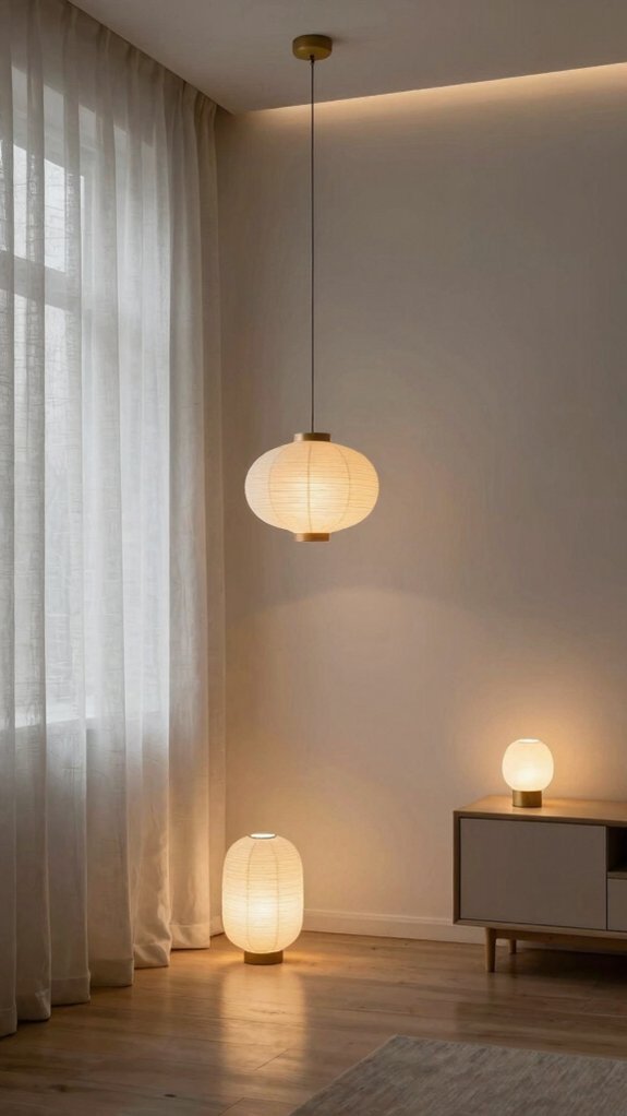 warm evenly diffused scandinavian ambient lighting