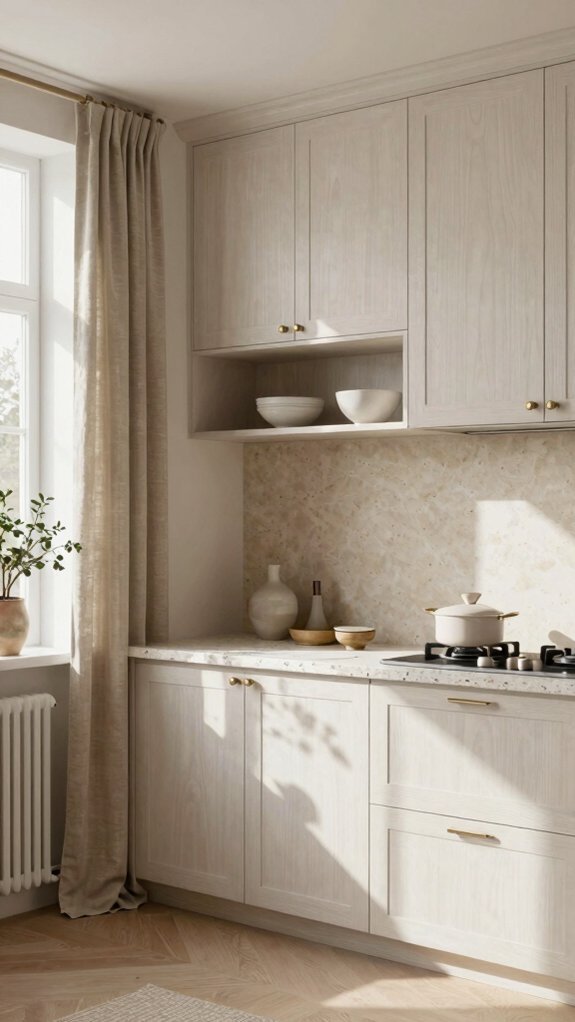 warm inviting minimalist kitchen