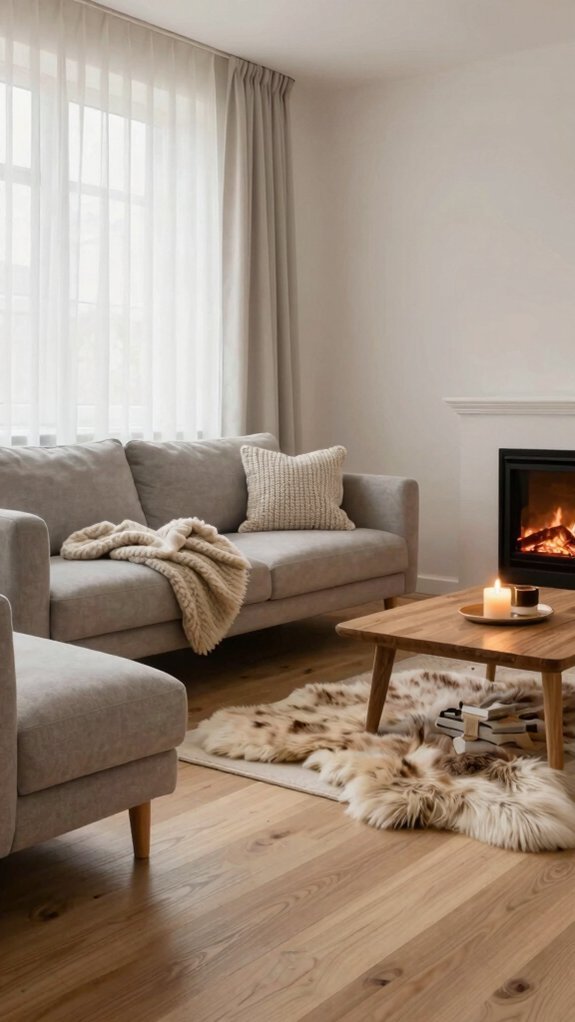 warm minimalism with cozy textures
