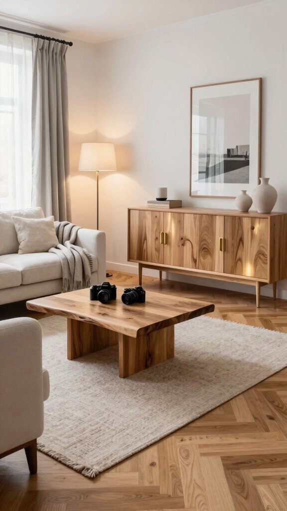 warm wood grounds scandinavian interiors