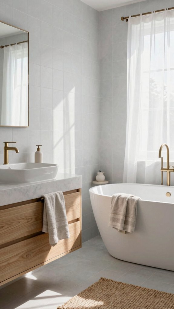 white pale blue gray serenity sanctuary