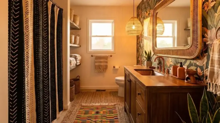 wide-editorial-shot-of-a-fully-assembled-afro-bohemian-bathroom-at-golden-hour