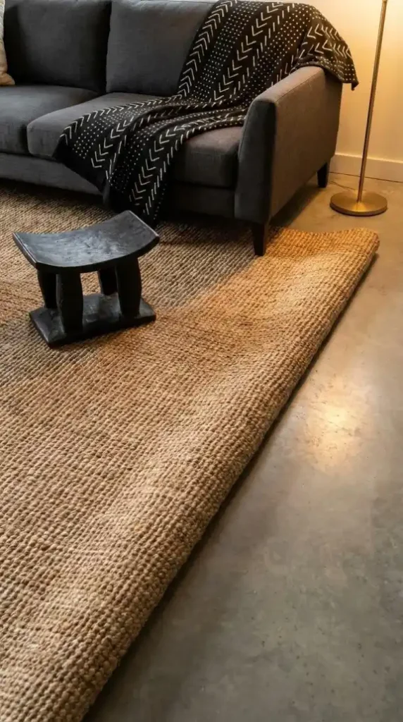 wide-shot-jute-rug-unrolled-afro-bohemian-floor