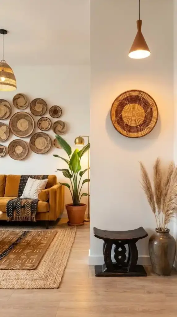 wide-shot-of-an-afro-bohemian-open-plan-space-showing-the-decor-system-operating-across-two-distinct-room-zones-simultaneously